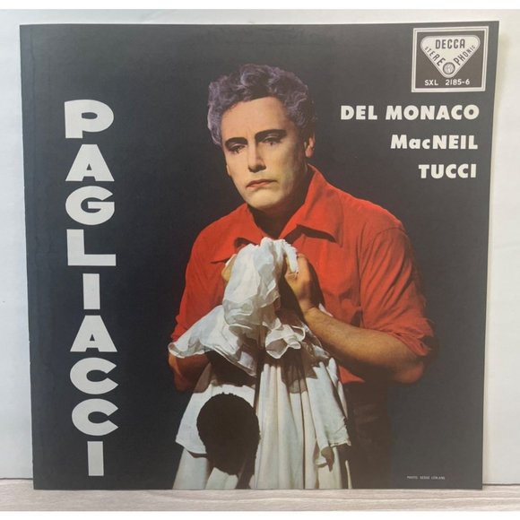 Leoncavallo Pagliacci 2LP DECCA SXL 2185-6 Del Monaco Pradelli ED1 Wallet Cover - Picture 1 of 9